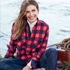 J. Crew buffalo plaid flannel